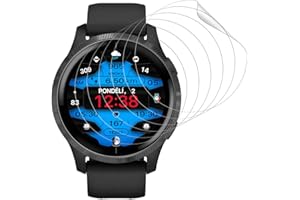 BEUKEI Protector de Pantalla Compatible con Garmin Venu/Venu 2, 6 Pack Soft TPU Filma Protector de Pantalla, HD Película, Anti-rasguños, Sin Burbujas, Proteccion Pantalla