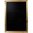 Chalkboards UK WC311 , Large Framed Blackboard (83 x 63cm), Wood, Black, A1 (83 x 63 x 1.5cm)