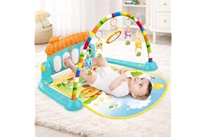 ToysBuddy Kick and Play Multi-Function ABS High Grade Plastic Piano Baby Gym and Fitness Rack Products