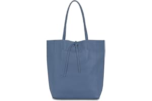 LeahWard Large Leather Hobo Shoulder Bag, Women's Genuine Italian Hand Made Leather Shoulder Bags, Soft Leather Handbags, A4 College School Work Business Bags