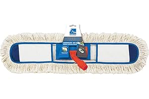 La Briantina Scopa Lavapavimenti in Cotone, con Frange Catturapolvere, Larghezza 80 cm