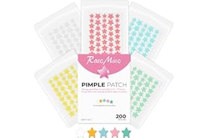 TAIMEIMAO 200 PCS Sternförmiges Pickel Pflaster, Hydrokolloid Pickel Patch, Pickel Patch Mit Teebaumöl Und Salicylsäure, Pickel Patch Set, Und Wasserdicht Absorptions Anti, Für alle Hauttypen geeignet