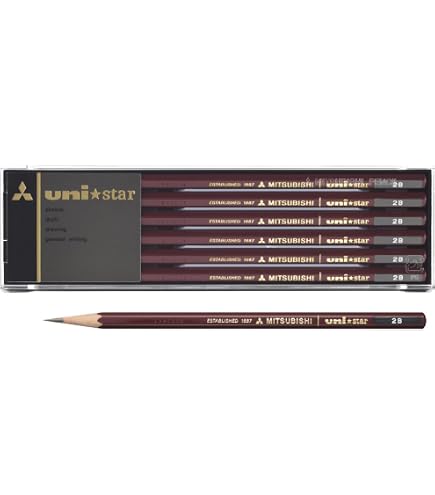 Tombow MONO 100 Matita in Legno • 2H • Set di 3