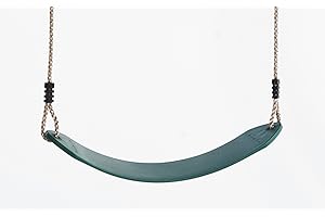 LITTLE DUCK BEAR LTD Flexible Wraparound Sling Swing Seat For Children's Swing Frames - Dark Green.