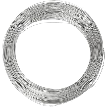 Wire Spring Hard Stainless Steel Premium Jewelry Grade - Select 8 - View #4