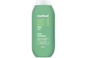 Method Daily Shampoo, Daily Zen, Cucumber, Seaweed & Green Tea Scent, Sulphate-Free, 350ml