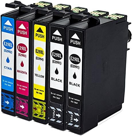 5 x Caidi with New Updated Chip Epson 29 XL Ink Cartridges Compatible with Epson Expression Home xp-332 xp-335 xp-235 xp-432 xp-435 xp-245 xp-247 xp-342 xp-345 xp-442 xp-445 xp-330 xp-430