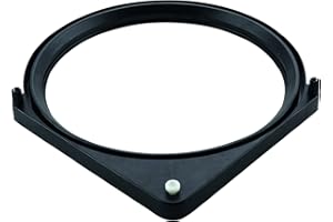 WESCO Ersatzring unten für Einbau-Abfallsammler Rondo 11, 13 und 15 Liter | schwarz