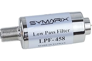 SYMARIX LPF-458 Tiefpassfilter Filter 458 MHz BK CATV Kabelfernsehen F 75 Ohm