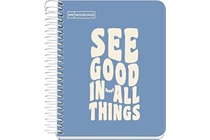 Miquelrius Cahier A6, carnet de messages, 1 bande de couleur, 100 feuilles de 90 g/m², ligné horizontal de 7 mm, sans perçage, couverture en carton dur, couleur bleu Capri