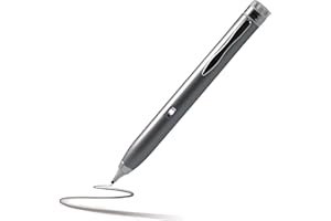 Navitech Grey Fine Point Digital Active Stylus Pen Compatible With Lenovo Yoga Tablet 10 HD+ / Lenovo YOGA Tablet 2 10-inch (Windows) / Lenovo YOGA Tablet 2 8-inch (Android) / Lenovo YOGA Tablet 2 Pro