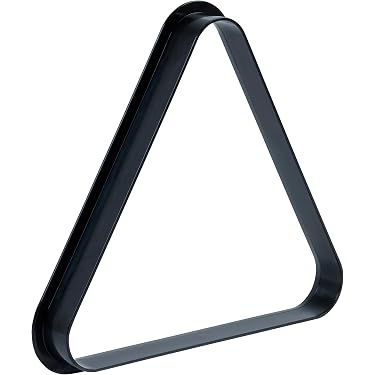 Triangle De Billard 9 Boules - Rack Plastique Noir | Pour Parties De Billard Américain