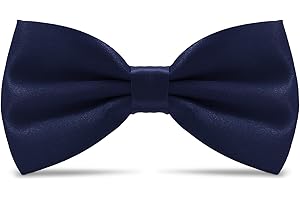 AHLPO Elegante Herren Fliege - Hochwertig, Mit Haken Verstellbar, Fliege Anzug für Hochzeit Party Feiern Büro Geschenk, Fliegen für Herren Damen Jungen, Fliege Schwarz