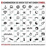 schenkYOU® YIN YANG – Partnerset Schlüsselanhänger mit Gravur – IHR WUNSCHTEXT + SYMBOL – gestalten Sie Ihren gravierten Anhänger aus Holz - 6