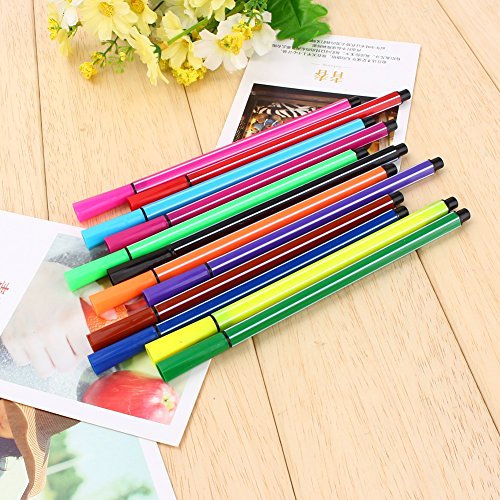 Waschbar Aquarell Stifte Farbig Bleistift Set Marker Malerei Zeichnung Kunst Zubehör Für Kinder Erwachsene Malbuch Zeichnung Skizzieren ( Farbe : 12 Colors ) - 6