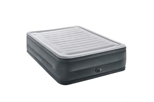Intex Colchón hinchable de alta altura con BIP de la serie Dura-Beam 64418NP, gris