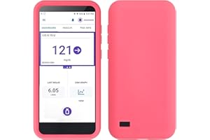 USEAMIE Silicone Soft Case Compatible with Omni pod 5 Device, Perfect Protection of Machine, Pink