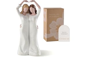 Storieme Sister Birthday Gifts for Sisters: Gifts for Best Friend Cool Sister Friendship Gifts Ideas Resin Sister Figurine