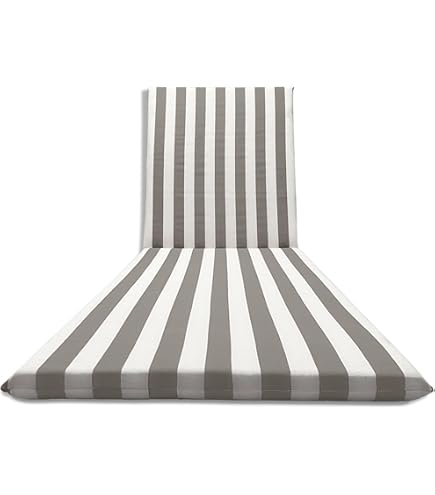 Cuscino Per Lettino Da Giardino 60x190 Cm - Con Laccetti Antiscivolo, Cotone E Poliestere - Foto 14