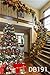 Produktbild LB 150x210cm Vinyl Hintergründe | Weihnachtsbaum mit roten Bällen, Treppe verziert durch Kieferzweig Thema | Professionelle Studio Fotografie Hintergrund Für Paty / Bühne Dekor DB191