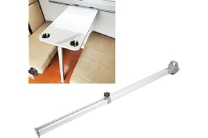 RV-fällbart Bordsben, Justerbart Avtagbart Bordsställ i Aluminiumlegering för Husbilscampare Husvagnar Båthusbilar, 560 Till