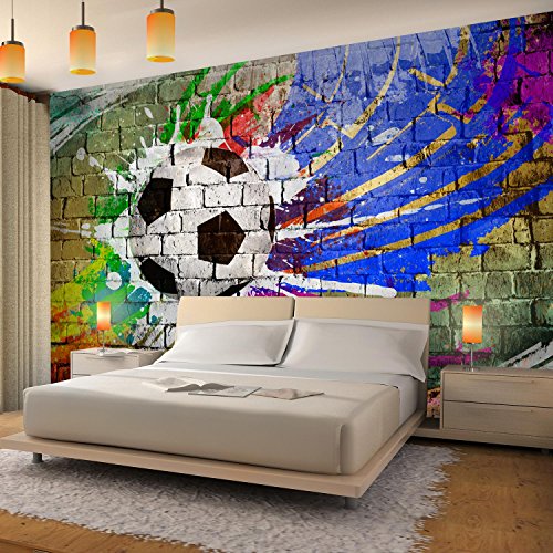 Vlies Fototapete ‚Fussball‘ 350×250 cm – 9021011c RUNA Tapete - 3