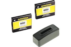 bg-akku24 2 Stück Akku und Ladegerät für Canon Ixus 125 HS, 132, 135, 140, 145, 147, 150, 155, 160, 165, 170, 172, 175, 180, 182, 185, 190, 240 HS, 265 HS, 275 HS, 285 HS