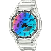 Casio GA-2100SRS-7ADR Kol Saati, G-Shock, Analog/Digital, Gri, Erkek