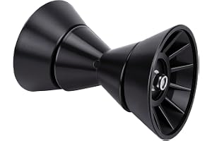 Odorkle Båttrailers Framrulle med 1/2 Tum Axel, PU-rulle för Båtens Vägledning och Justering