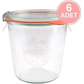 Weck 580 ml Mold Uzun Kavanoz Set (6 Adet) 742