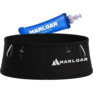 Lot De 2 Ceintures De Running Réglables – SBR, Waterproof, Poche Anti-sueur – Avec Porte-bouteille, Bande Réfléchissante – Pour Course, Vélo, Voyage