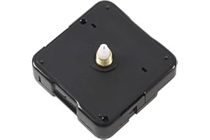 Senmubery Maquinaria Mecanismo Reloj Agujas Manualidad de Artesania AA Negro