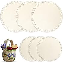 7er Set Häkelböden Aus Holz | Ovale Korbböden Für DIY-Häkeltaschen & Körbe