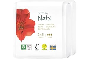 Eco by Naty, Salvaslip, Grande, Travel Pack , 2x5 unidades