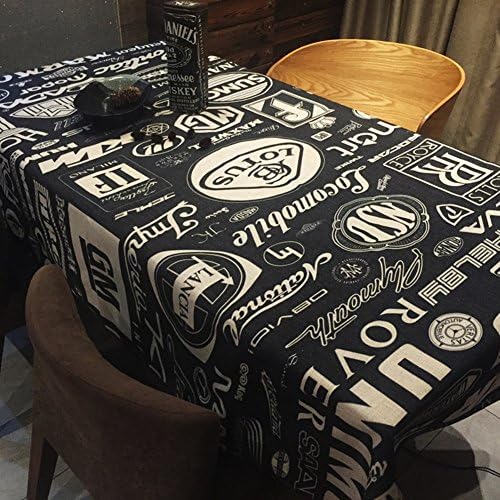 Tablecloths for rectangle tables Print tablecloths Tablecloth for dining room Linen tablecloths Simple modern -B 180x140cm(71x55inch)