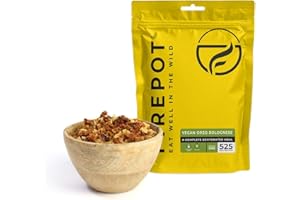 FIREPOT Vegan Orzo Bolognese - Healthy VEGAN Dehydrated Expedition Food (Regular)