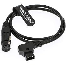 Adaptateur Alimentation XLR 4 Broches HangTon 12V 4A - Pour Caméra Sony PMW F5/F3, Moniteurs SmallHD