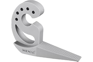 WENKO DIE BESSERE IDEE Wenko Multi-STOP stoper do drzwi i okien, kolor szary, z tworzywa sztucznego (TPR), 11,8 x 7,7 x 2,5 cm, szary