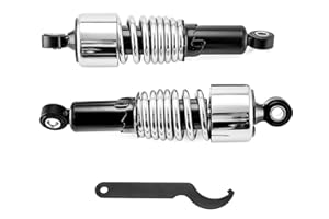 WeiSen Rear Shocks Lowering Kit 10.5 Inch Preload Adjustable Compatible with 1980-2022 Harley Davidson Touring Tour Glide Electra Glide Road King Glide Street Glide
