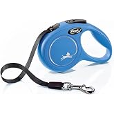 Flexi Classic Tape, Otomatik K&ouml;pek Gezdirme Tasması Small, 3 Metre, Mavi