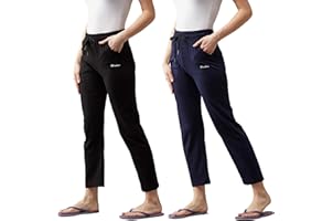 BLINKIN Cotton Pyjamas for Womenं Combo Pack of 2 with Side Pockets