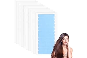 JOSOJOOU 120 Stück Perücken Tape Kleber Extensions Invisible Tapes Klebestreifen Extensions Unsichtbar Wasserfest Doppelseitig Selbstklebendes Ersatzband Für Echthaarverlängerungen