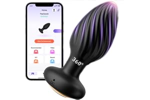 Portabel Wellnessenhet för Män och Kvinnor, Bluetooth APP-styrning och Trådlös Fjärrkontroll, 10 Vibrationslägen, Mjuk Silikon, USB-Uppladdningsbar, Vattentät och Tyst Design