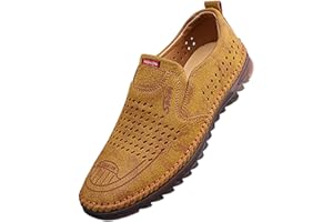 Celucke Klassische Driver Mokassins Herren, Männer Driving Schuhe Flache Fahren Slippers Weichs Comfort Loafers