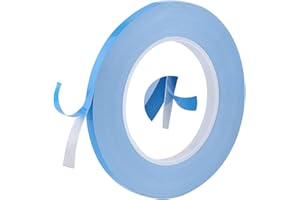 CTRICALVER Thermal Adhesive Tape, Double Sided Thermal Adhesive Tape for LED Lighting Ic and LED Televisions with Excellent Insulation, High Thermal Conductivity (10mm 25m)