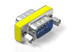 kenable de Genre Changeur 9 Broches Mâle vers Mâle Serie Coupleur RS232 Adaptateur [9 pin]