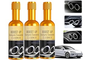 SOUMIEY Glamatic Catalytic Cleaner, Glamatic Boost up Catalytic System Cleaner, Fuel & Exhaust System Cleaner, Catalytic Converter Cleaning Solution, Engine Carbon Cleaner for Performance Optimization (3pcs)