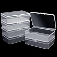 Forever bene Lot de 6 Boîtes Rangement Plastique Longues (15,5x6,5x3 cm) - Boite Transparente pour Diamond Painting, Perles, Vis et Couture, Petite Boite (Blanc Forever bene Lot de 6 Boîtes Rangement Plastique Longues (15,5x6,5x3 cm) - Boite Transparente pour Diamond Painting, Perles, Vis et Couture, Petite Boite (Blanc