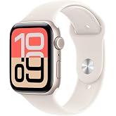 Apple Watch SE 3 GPS + Cellular 44 mm Yıldız Işığı Al&uuml;minyum Kasa Akıllı Saat ve Yıldız Işığı Spor Kordon - M/L. Fitness ve U