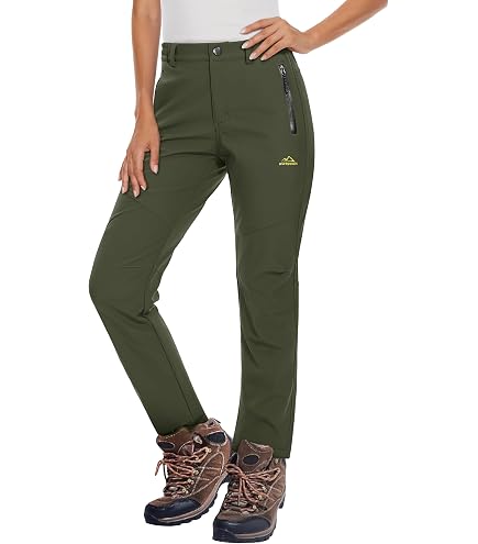 Mountain Warehouse Moon Women's Ski Pants – Insulated, Snowproof, With Detachable Braces (Size 14, Grey)-668772
